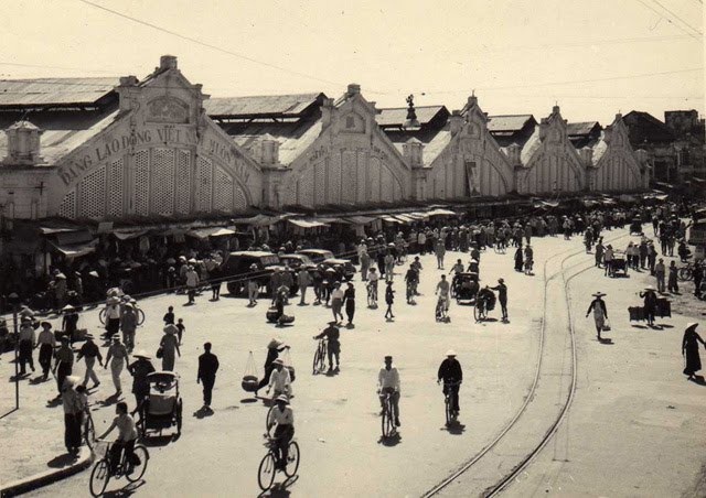 Chợ Đồng Xuân vào những năm 1960