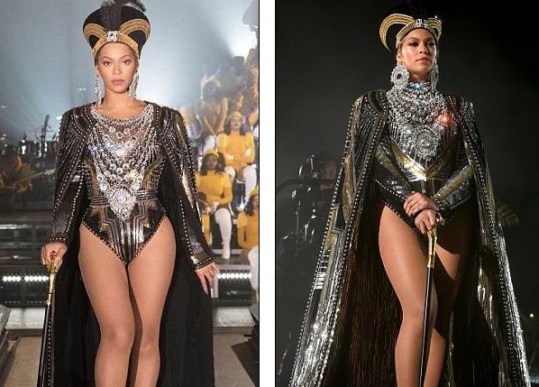 Beyonce tái xuất gợi cảm - 3
Beyonce diện loạt trang phục do Balmain thiết kế riêng cho cô