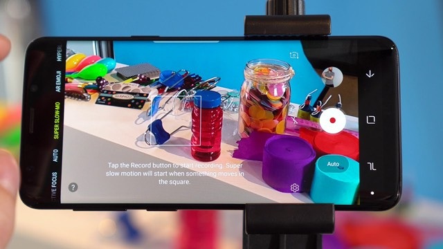 Khẩu độ kép và quay phim siêu chậm: Galaxy S9 lại dẫn đầu xu hướng camera phone - 5 Giao diện quay siêu chậm trên Galaxy S9.