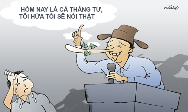 Ngày 1/4 của một số quan chức hay nói dối - 1 Ngày 1/4 của một số quan chức hay nói dối - 1