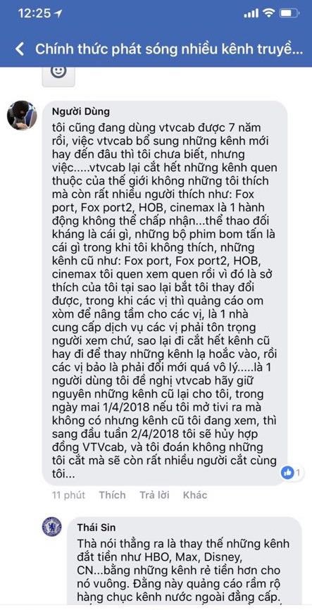 Nhiều khách hàng sử dụng VTVcab ngớ người khi hàng loạt kênh yêu thích bị thay thế - 2 Nhiều khách hàng sử dụng VTVcab ngớ người khi hàng loạt kênh yêu thích bị thay thế - 2