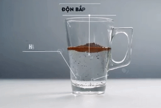 Tuyệt chiêu phân biệt cà phê thật và cà phê chứa tạp chất chỉ bằng 2 ly nước - 1 Ca phê trộn tạp chất chìm nhanh xuống nước. Ảnh minh họa