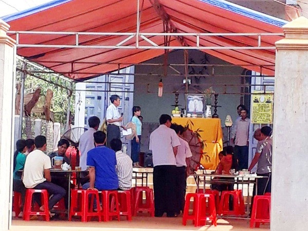 Một nam học sinh tử vong sau khi dự môn võ cổ truyền tại Đại hội thể dục thể thao tỉnh - 1 Gia đình đang tổ chức tang lễ cho em học sinh tử vong