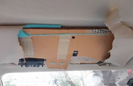 Xe Thái độc diễn, xe cũ hạ giá, người Việt sắp mua được xe giá rẻ - 5
Nghi vấn Toyota dùng bìa mỳ tôm để làm tấm che nắng