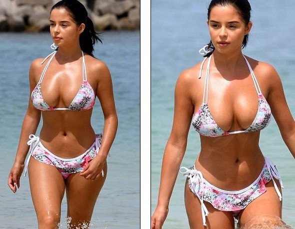 Demi Rose diện bikini khoe dáng nảy nở - 6
Vì là người dễ bị tăng cân nên Demi Rose thường phải ăn uống giữ mồm giữ miệng. Tôi còn không dám ăn bánh sinh nhật, người mẫu 9X chia sẻ.