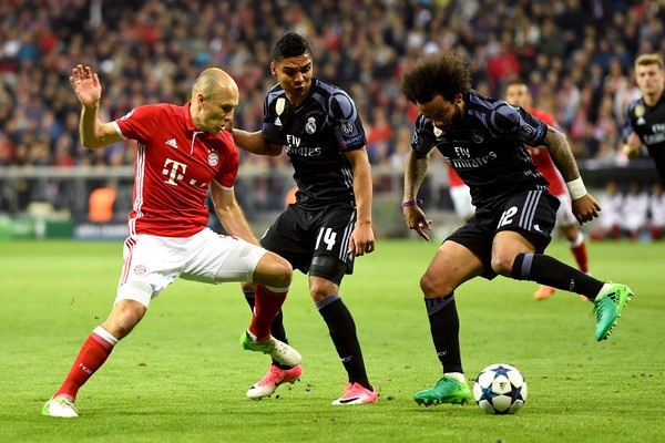 Những điểm nóng quyết định trận đại chiến Bayern Munich - Real Madrid - 5 Robben sẽ khai thác điểm yếu Marcelo?