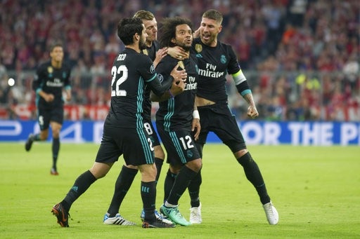 11 cầu thủ xuất sắc nhất lượt đi bán kết Champions League - 2 Marcelo ghi bàn thắng gỡ hòa quý giá cho Real Madrid