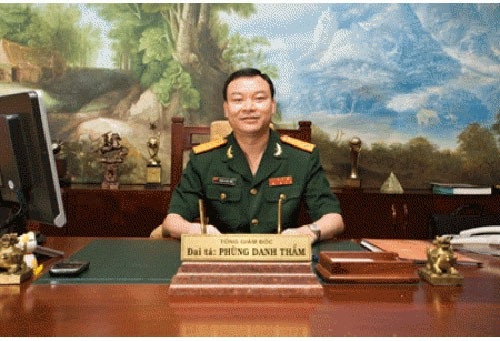 Điều ít biết về Đại tá Phùng Danh Thắm dính dây "Út Trọc" bị khởi tố - 1 Đại tá Phùng Danh Thắm, Tổng Giám đốc Công ty Thái Sơn.
