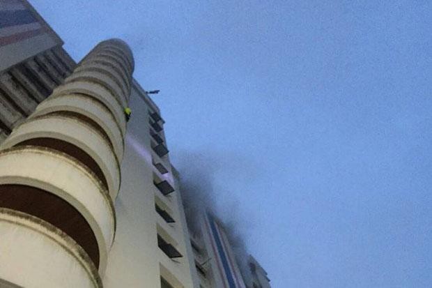 Hiện trường vụ cháy tại Bangkok - Thái Lan