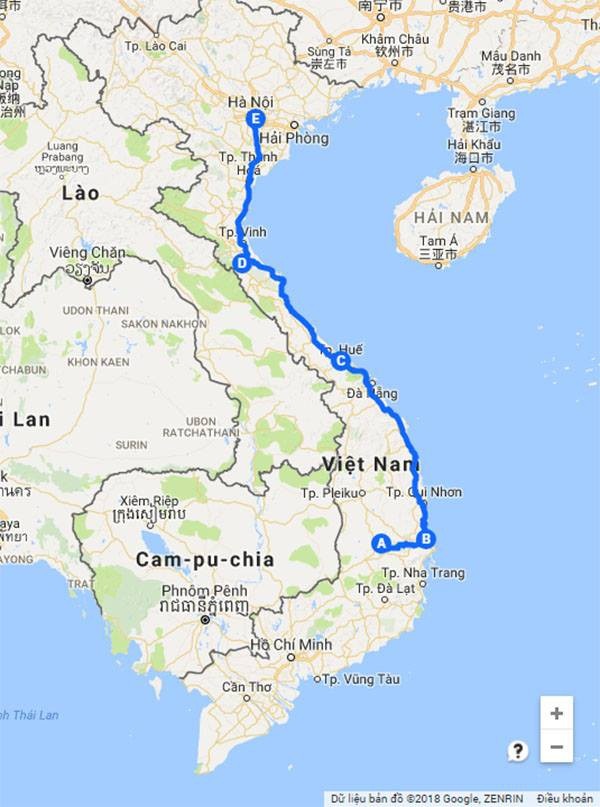 Kỳ lạ CSGT 16 tỉnh thành “không nhìn thấy” xe chở cây “quái thú” (!?) - 4
Sơ đồ đường đi của xe chở cây quái thú chui lọt hàng loạt CSGT từ Đắk Lắk ra Hà Nội (Đồ họa: Tiến Hiệp)