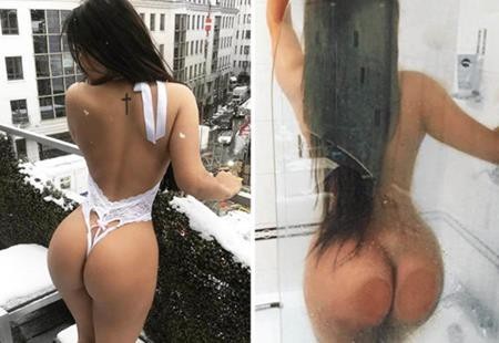 Người đẹp “siêu vòng ba” tiếp tục thoát y tỏ tình với Messi - 2 Suzy Cortez nổi tiếng với vòng 3 bốc lửa