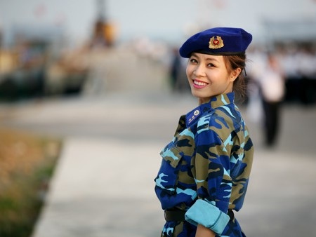 Chốn đi về khang trang của MC Hoàng Linh “Chúng tôi là chiến sĩ” - 2 Hình ảnh của cô gắn liền với chương trình “Chúng tôi là chiến sĩ”.