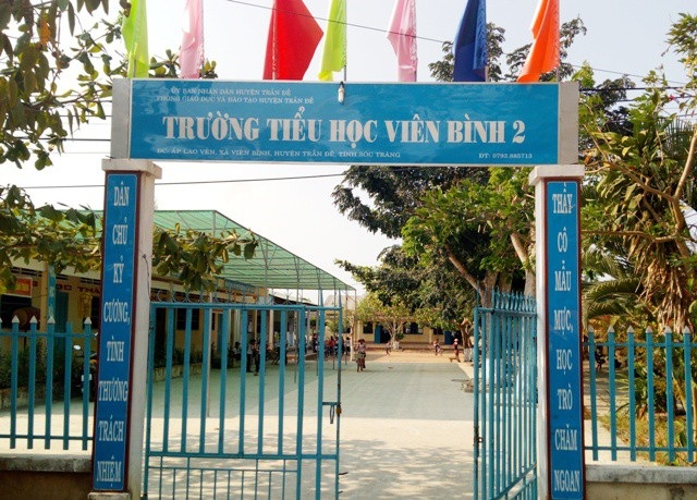 Làm việc ở Phòng Giáo dục nhưng nhận lương ở trường học - 2 Trường Tiểu học Viên Bình 2, nơi thầy Đ.T. không dạy nhưng vẫn nhận lương.