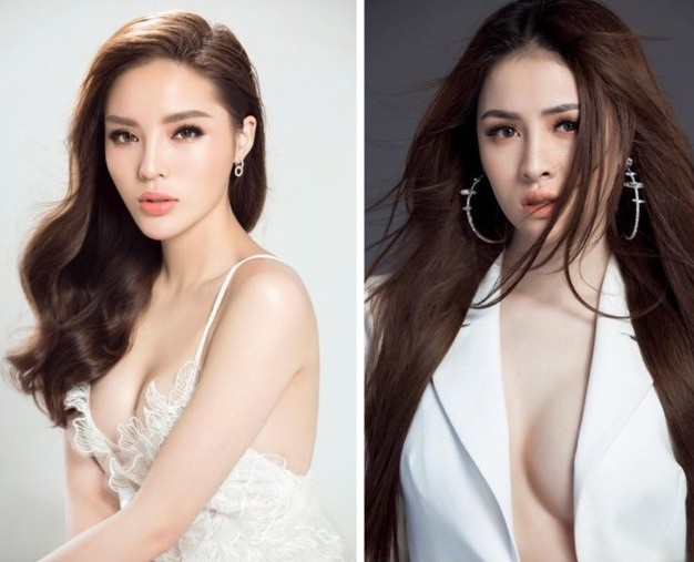 Thư Dung (bên phải) ngầm tố Kỳ Duyên (trái) là người thứ 3 xen vào mối quan hệ giữa cô và vị bác sĩ thẩm mỹ.