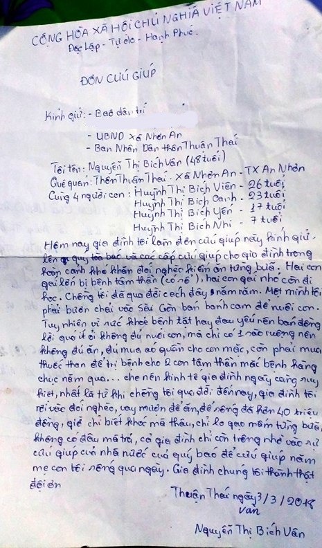 Thương góa phụ một tay nuôi 2 con tâm thần và 2 con thơ ăn học - 4 Thương góa phụ một tay nuôi 2 con tâm thần và 2 con thơ ăn học - 4