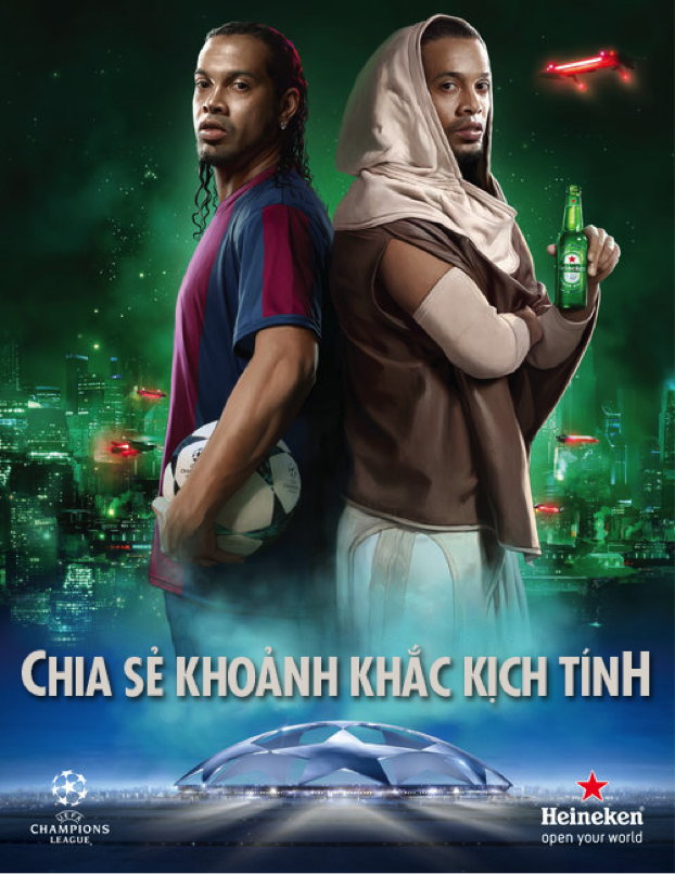 Cùng Heineken chia sẻ khoảnh khắc kịch tính chờ đón đại tiệc chung kết Champions League - 1 Cùng Heineken chia sẻ khoảnh khắc kịch tính chờ đón đại tiệc chung kết Champions League - 1
