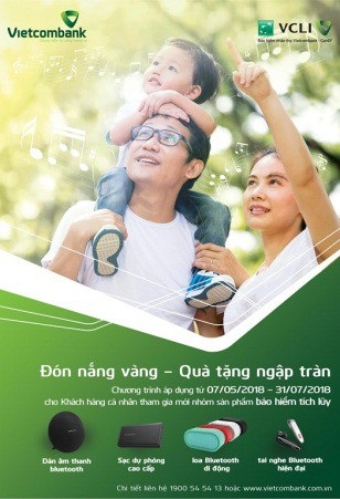 Vietcombank triển khai CTKM “Đón nắng vàng, Quà tặng ngập tràn” - 1 Vietcombank triển khai CTKM “Đón nắng vàng, Quà tặng ngập tràn” - 1