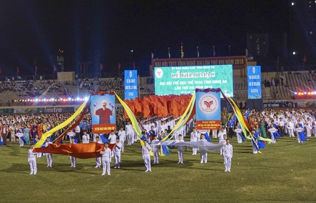 Hơn 1.000 vận động viên sẽ tranh tài tại 18 môn thi đấu trong khuôn khổ Đại hội TDTT tỉnh Nghệ An lần thứ VIII