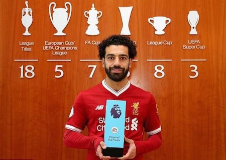 Salah phải lập kỷ lục, bà xã xinh đẹp mới chịu “xuất đầu lộ diện” - 4 Mohamed Salah đã đi vào lịch sử giải Ngoại hạng Anh