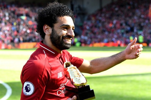 11 cầu thủ xuất sắc nhất vòng cuối cùng Premier League: Vinh danh Salah và Kane - 3 Mohamed Salah giành giải Vua phá lưới Premier League
