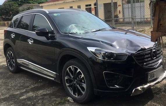 Bỏ chạy từ Hà Tĩnh sang Nghệ An sau khi tông chết người chăn trâu - 1 Phương tiện gây tai nạn tại cơ quan điều tra.