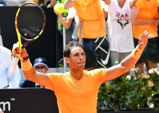 Nadal đối đầu với Djokovic ở bán kết Rome Masters - 1
Nadal giành chiến thắng Fognini để tiến vào bán kết