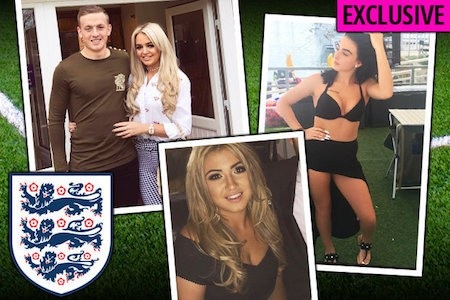 Những bóng hồng xinh đẹp của đội tuyển Anh tại World Cup 2018 - 5 Thủ thành Jordan Pickford cũng gây ấn tượng với mối tình ngọt ngào cùng bạn gái lâu năm Megan Davison. Cả hai đã quen nhau từ khi mới 14 tuổi và cho đến tận bây giờ, Megan Davison vẫn luôn là hậu phương vững chắc cho thủ thành đội tuyển Anh.