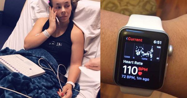 Apple Watch cứu sống một nữ sinh bị suy thận nhờ cảnh báo sớm - 1
Cô gái Deanna Recktenwald đang được điều trị trong phòng khám sau khi được chẩn đoán suy thận.