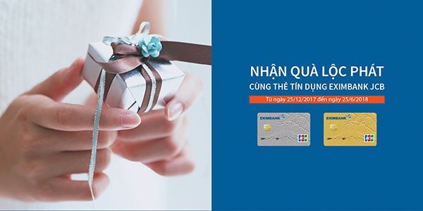 Nhận quà lộc phát cùng thẻ tín dụng Eximbank JCB - 1 Nhận quà lộc phát cùng thẻ tín dụng Eximbank JCB - 1