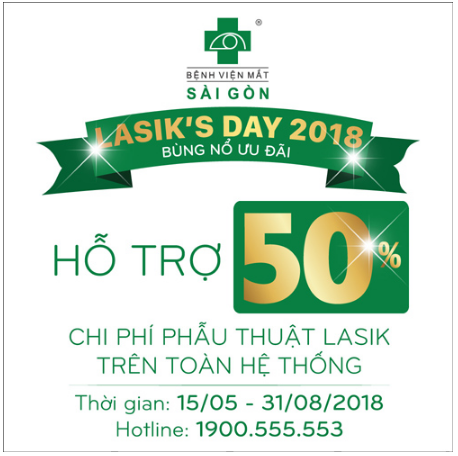 Lasik’s day 2018: Cơ hội không thể bỏ qua - 2 Lasik’s day 2018: Cơ hội không thể bỏ qua - 2