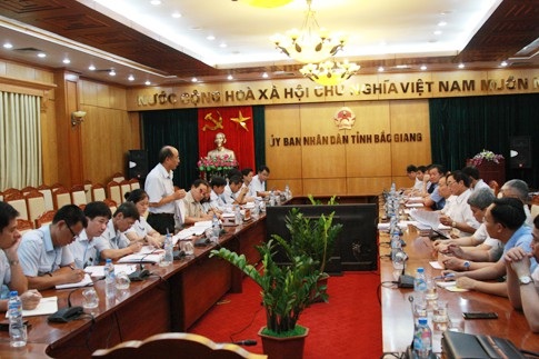 Công bố thanh tra quản lý đất đai và đầu tư xây dựng tại tỉnh Bắc Giang - 1 Thanh tra Chính phủ công bố quyết định thanh tra tại UBND tỉnh Bắc Giang (Ảnh: TTCP).