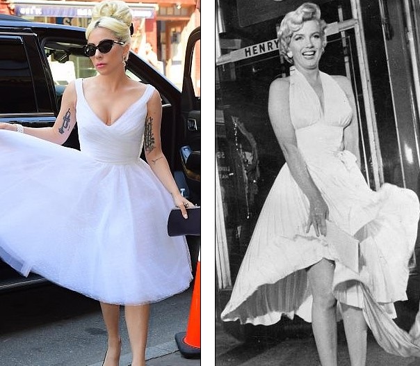 Lady Gaga thay đổi phong cách đáng kinh ngạc - 4
Hình ảnh của ca sỹ nổi loạn giờ chẳng kém gì minh tinh Marilyn Monroe