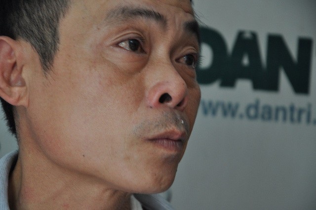 Anh Thà phát hiện ung thư phế quản nhưng không có tiền để nhập viện điều trị.