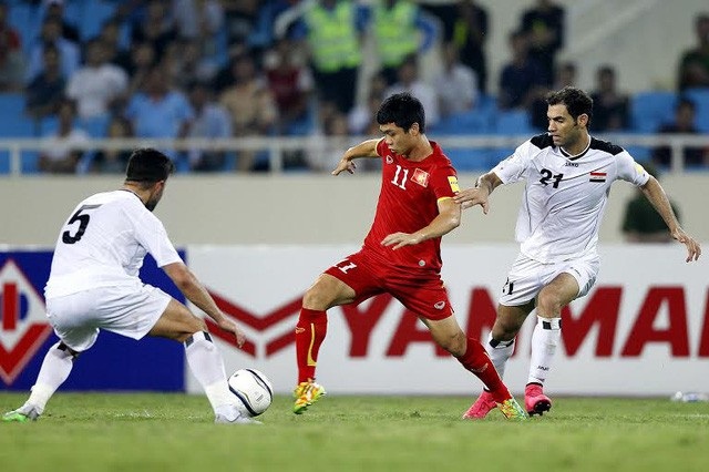 Đội tuyển Việt Nam cùng bảng với Iran, Iraq ở Asian Cup 2019 - 2
Đội tuyển Việt Nam từng 1 hòa, 1 thua khi gặp Iraq ở vòng loại Asian Cup 2019