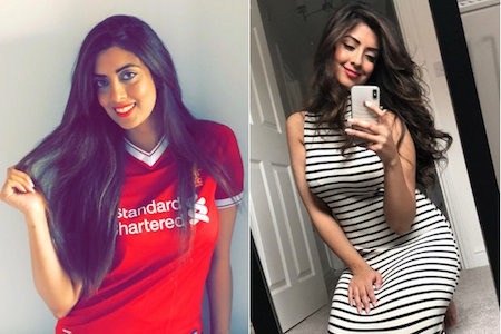Noreen Khan là fan cuồng của Liverpool