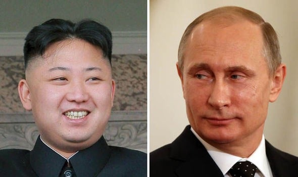 Lời khen của ông Kim Jong-un dành cho Tổng thống Putin - 1 Nhà lãnh đạo Kim Jong-un và Tổng thống Putin (Ảnh: Getty)