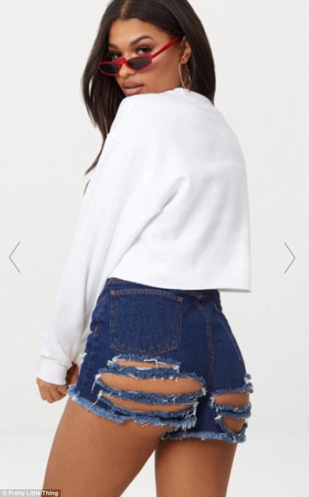 “Đứng tim” với quần short denim “thoáng mát” ngày hè - 1 Một hãng bán lẻ thời trang tại Mỹ đã vừa gây sốc khi tung ra mẫu quần “short” denim mài xước rách quá đỗi táo bạo.