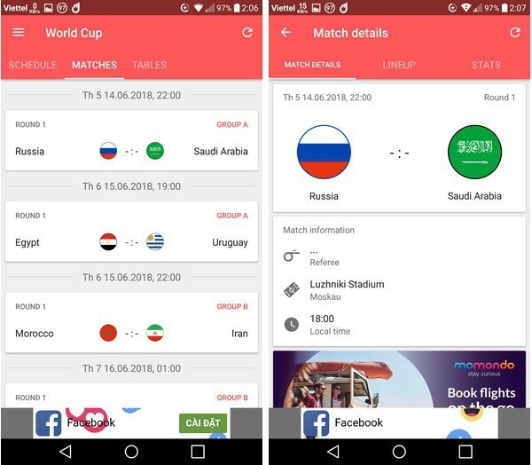 “Công cụ không thể thiếu để theo dõi World Cup 2018” là ứng dụng nổi bật tuần qua - 1 “Công cụ không thể thiếu để theo dõi World Cup 2018” là ứng dụng nổi bật tuần qua - 1