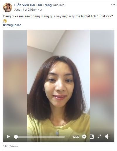 Sao Việt tiết lộ động trời: Hoài Linh mở dịch vụ thám tử? - 1 
Thu Trang livestream dù đang ở Hàn Quốc