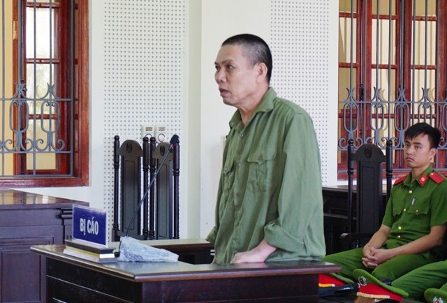 Chém công an viên, người đàn ông lĩnh án - 1 Bị cáo Hồ Đức Tuyên tại phiên tòa