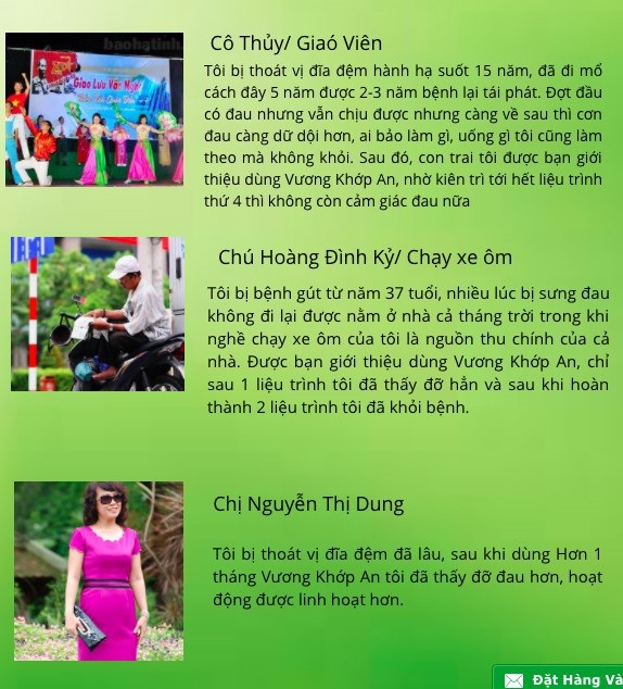 Xảo trá như thị trường thực phẩm chức năng (kỳ 3): Những địa chỉ “đen” - 2 Thông tin nhân vật trong các bài quảng cáo thường rất chung chung, khó thể xác minh tính chân thật.