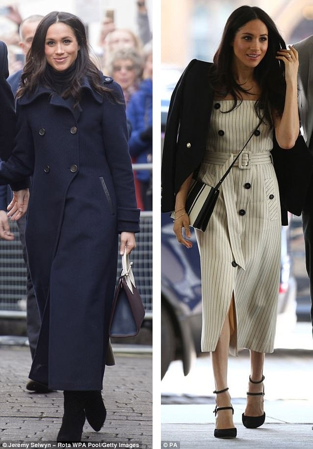 Ngày 1/12/2017 - Tham gia sự kiện từ thiện: Cây đồ có giá 1.587 bảng (trái). Ngày 18/4/2018 - Tham gia diễn đàn đối thoại với thanh niên: Cây đồ có giá 2.563 bảng (phải).