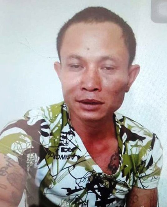 Chém chủ nhà 17 nhát sau khi bị phát hiện trộm tài sản trong đêm - 1 Đối tượng Nguyễn Văn Quân tại cơ quan điều tra
