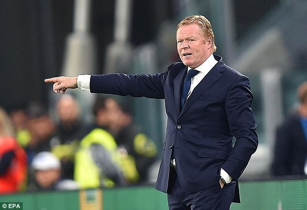 Hà Lan và Italia bất phân thắng bại tại Juventus Arena - 1
HLV Ronald Koeman được kỳ vọng sẽ tái sinh đội tuyển Hà Lan sau vòng loại World Cup 2018 tệ hại