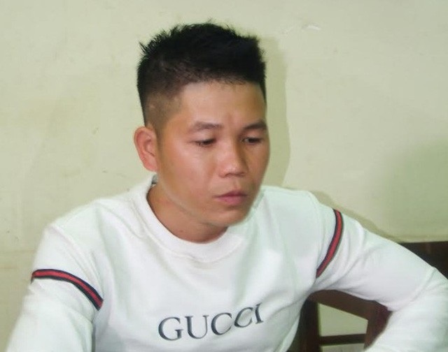 Án tử cho kẻ giết người, cướp tài sản của nữ xe ôm ở Thái Nguyên - 1 Nguyễn Quang Hưng tại Cơ quan Công an.