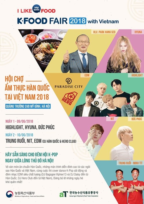 Hội chợ ẩm thực Hàn Quốc 2018 - 1 Hội chợ ẩm thực Hàn Quốc 2018 - 1