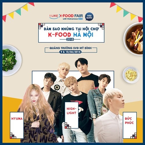 Hội chợ ẩm thực Hàn Quốc 2018 - 2 Hội chợ ẩm thực Hàn Quốc 2018 - 2