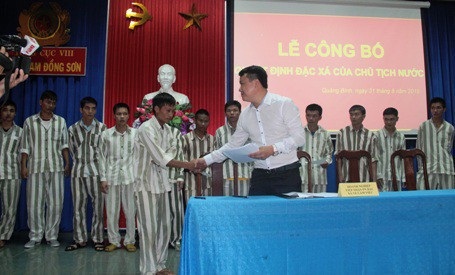 Tỷ lệ người được đặc xá tái phạm tội thấp - 1 Một đợt đặc xá (Ảnh minh hoạ).