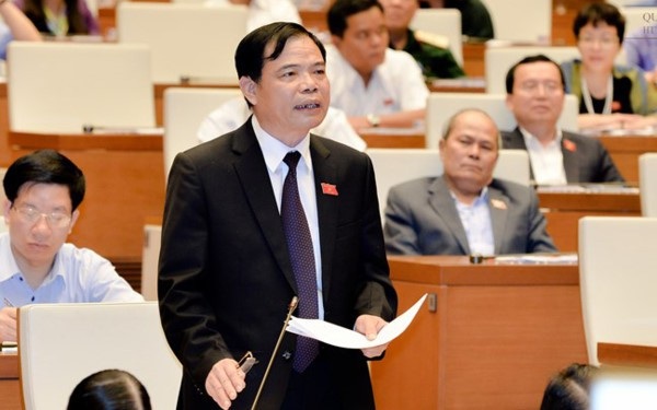 Bộ trưởng Nông nghiệp: “Ruộng đất manh mún gây cản trở ứng dụng công nghệ cao” - 1 Bộ trưởng Nguyễn Xuân Cường trong lần đăng đàn trả lời chất vấn đầu tiên tại Quốc hội.