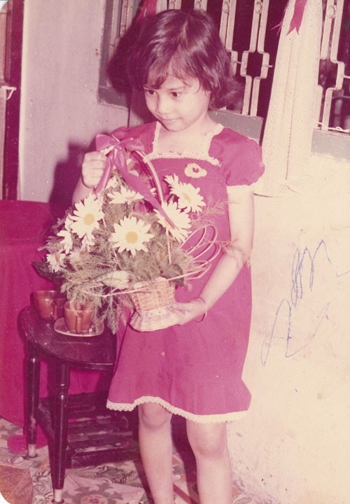 Cũng giống bao cô bé khác, Thanh Thảo thích mặc đẹp, làm điệu.